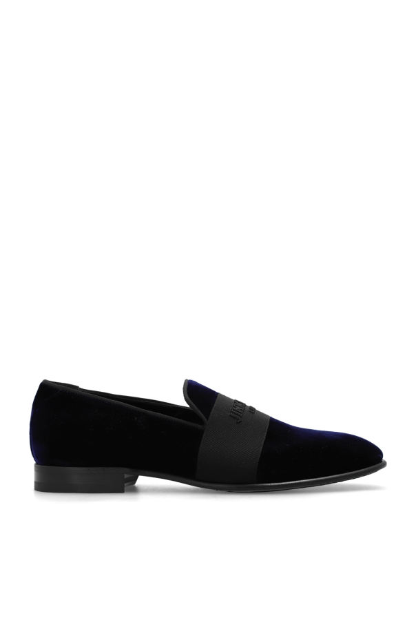 ‘Thame’ velour loafers od Jimmy Choo