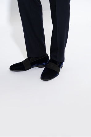 ‘thame’ velour loafers od Jimmy Choo