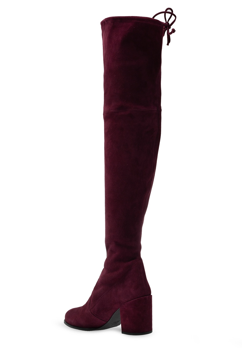 stuart weitzman red suede boots