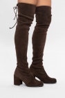 Stuart Weitzman BROWN ‘Tieland’ suede boots