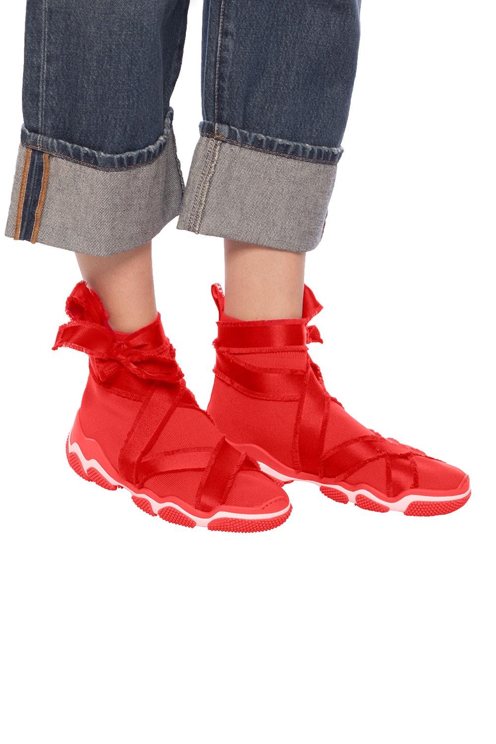valentino sneakers sock