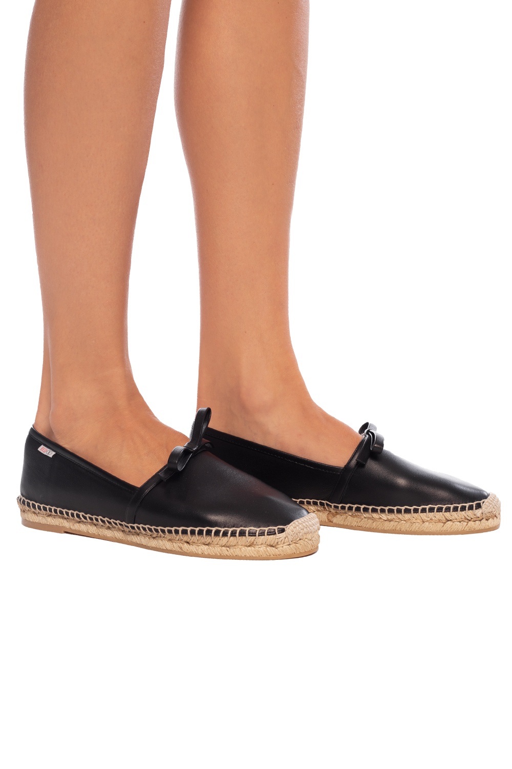 Women's Shoes | IetpShops | Valentino Black One Stud Slingback 60 Heels | Red Valentino Logo espadrilles