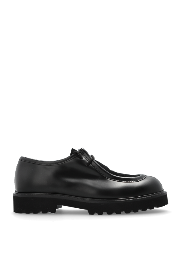 Leather 'Track' shoes, zdjęcie 1 Leather 'Track' shoes od Max Mara