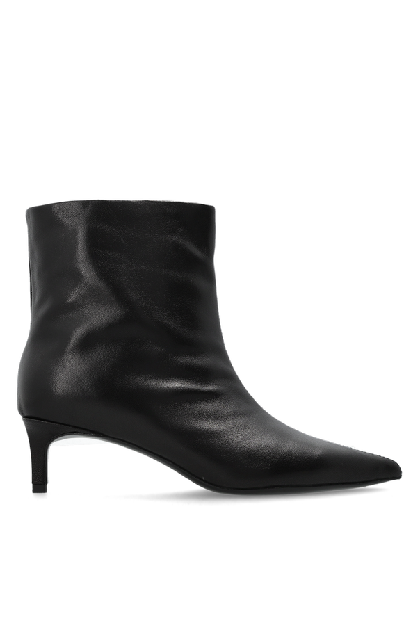 ‘Trina 50’ heeled ankle boots od BLACK SUEDE STUDIO