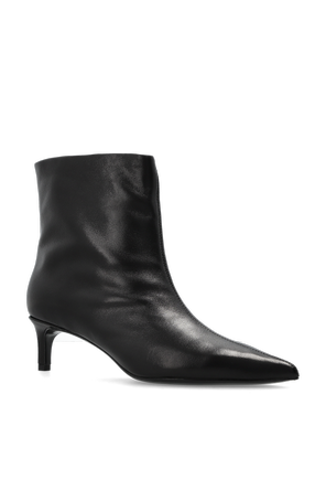 BLACK SUEDE STUDIO ‘Trina 50’ heeled ankle boots