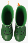 Stella McCartney Kids GREEN Rain boots with animal print