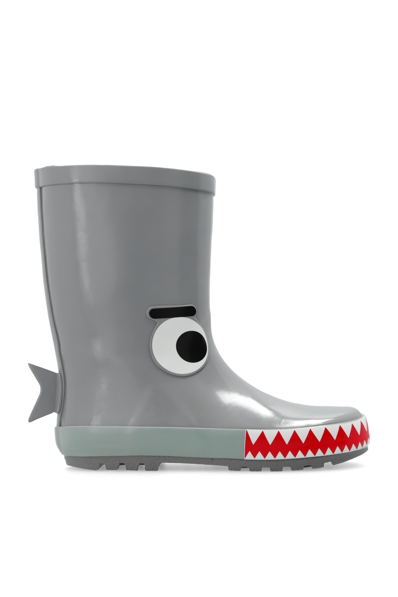 Stella McCartney Kids Rain boots with shark motif