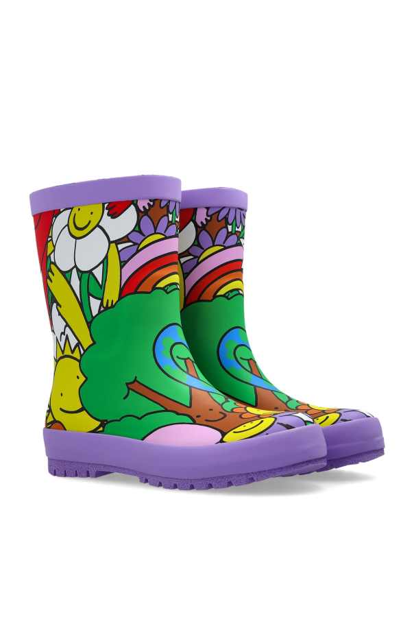 Stella McCartney Kids Botas de agua con estampado