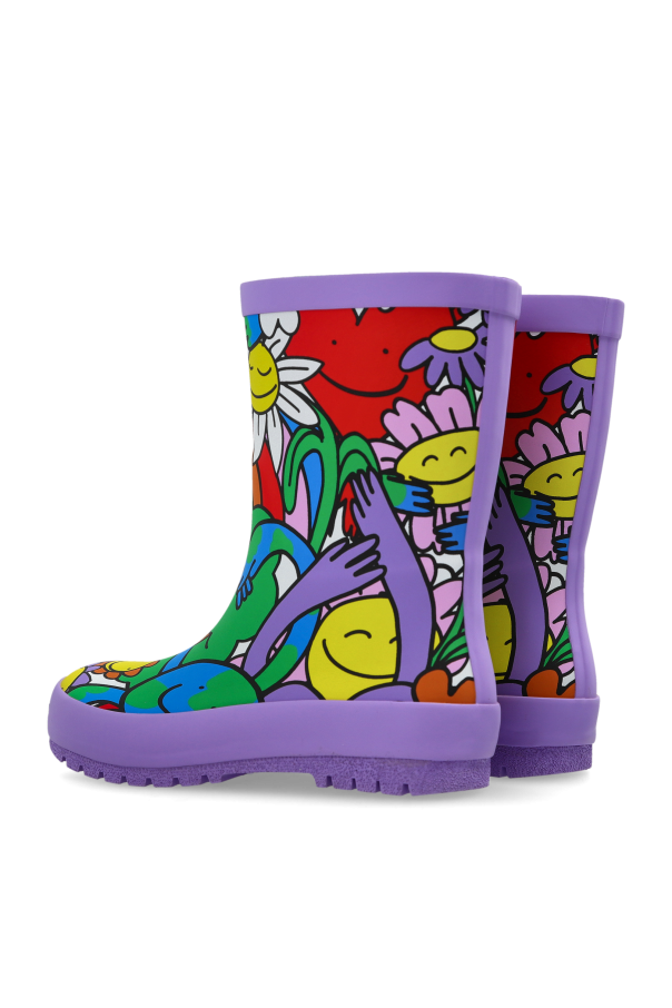 Stella McCartney Kids Botas de agua con estampado