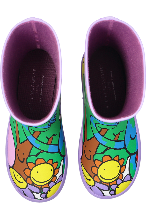 Stella McCartney Kids Botas de agua con estampado
