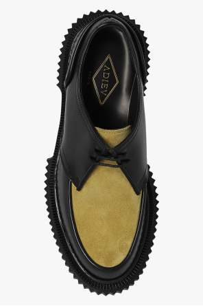 Adieu Paris ‘Type 181’ leather khaki shoes