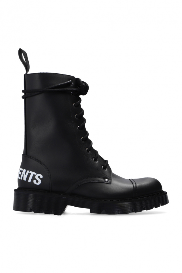 Boots with logo od VETEMENTS