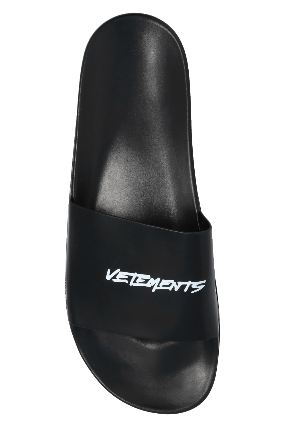 VETEMENTS Leather slides with logo