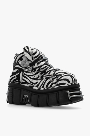 GenesinlifeShops Germany - Black VETEMENTS sneakers In Ecopelle Scamosciata  VETEMENTS - Amina Muaddis Yigit platform boots