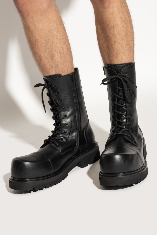 VETEMENTS Lederstiefeletten