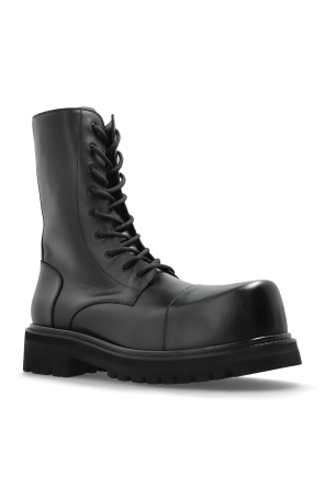 VETEMENTS Lederstiefeletten