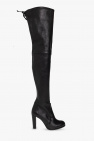 Stuart Weitzman BLACK ‘Ultra Highland’ heeled boots