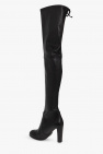 Stuart Weitzman BLACK ‘Ultra Highland’ heeled boots