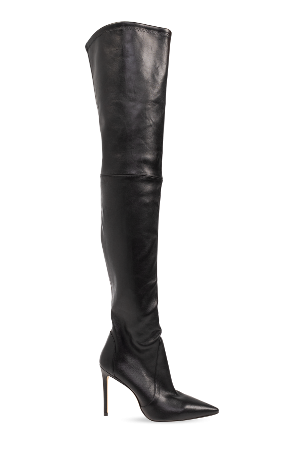 ‘Ultrastuart’ leather heeled boots od Stuart Weitzman