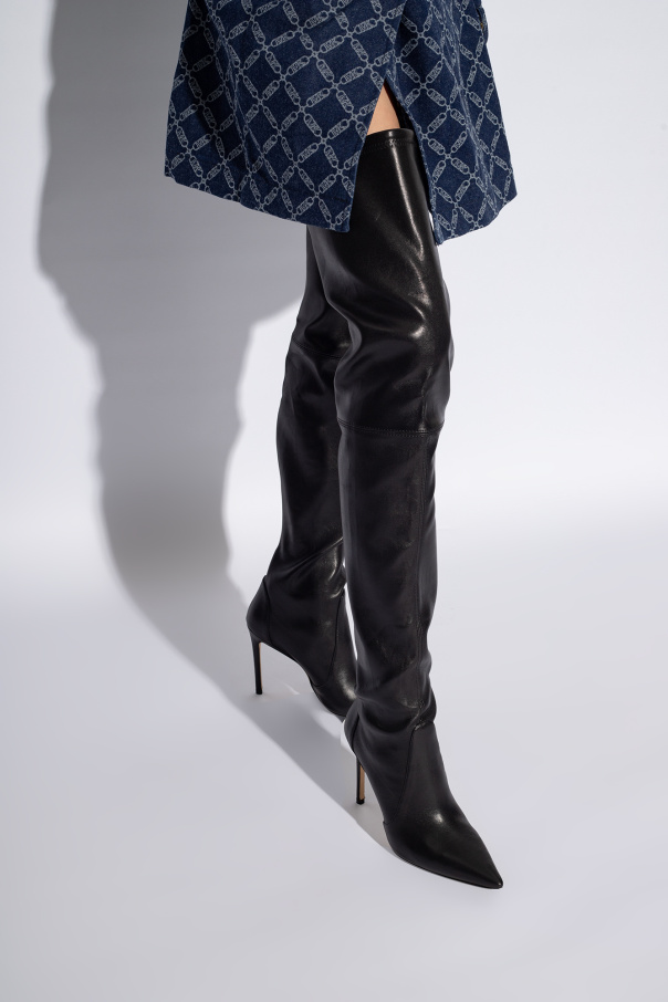Stuart Weitzman ‘Ultrastuart’ leather heeled boots