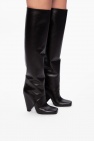 Balmain BLACK Heeled knee-high boots