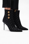 balmain Polo Stiletto ankle boots with logo