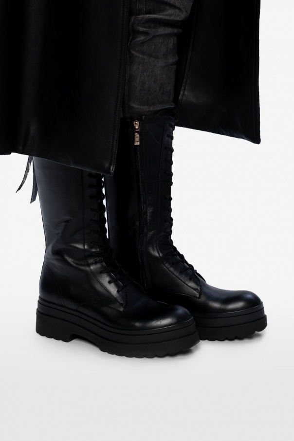 Red Valentino Leather knee-high boots