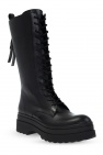 Red Valentino Leather knee-high boots