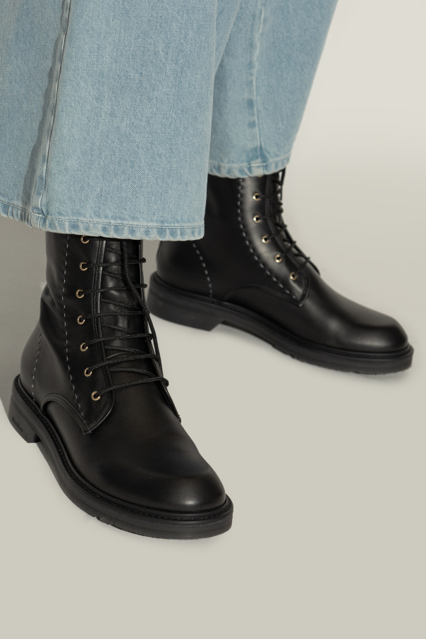 Max Mara Lederschuhe „Urbancombact“