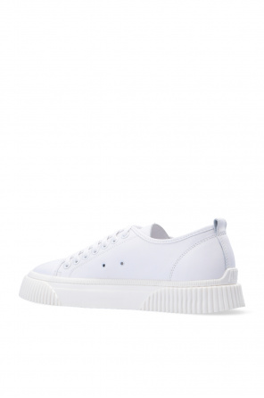 Sfera Calf Sneakers In White Leather Leather sneakers