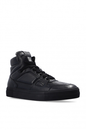 Need a shoe that has protective Velcro flap helps keep the elements from entering the footwear Leather sneakers