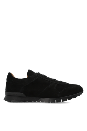 Suede sports shoes