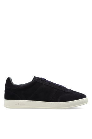 Suede sports shoes