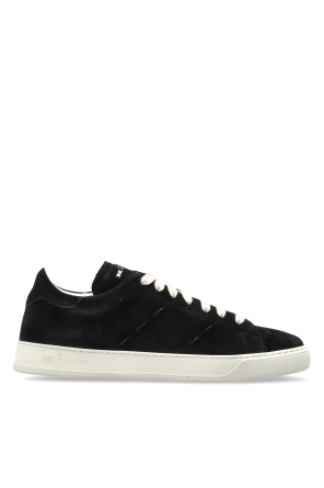 Suede sports shoes