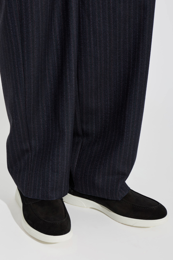 Kiton Zamszowe buty typu `loafers`