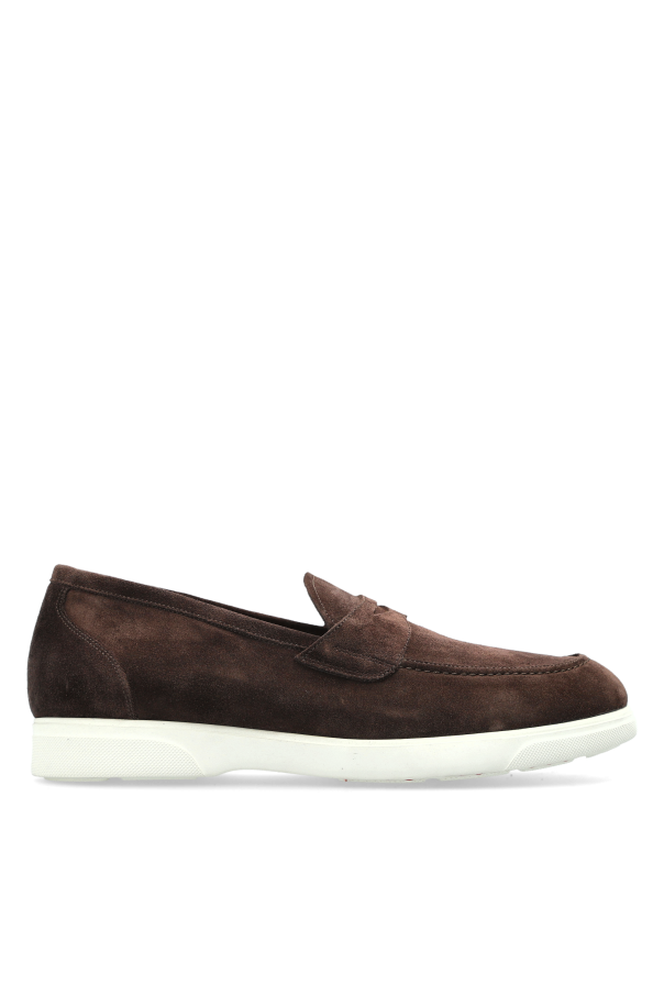 Suede loafers od Kiton