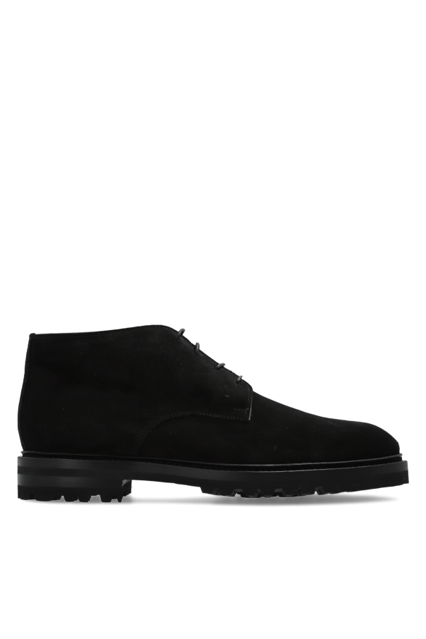 Suede ankle boots od Kiton