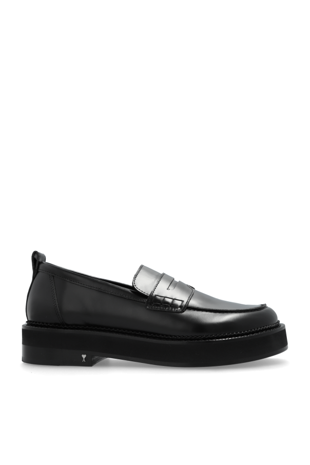 Ami Alexandre Mattiussi Leather Loafers