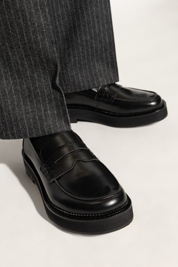 Ami Alexandre Mattiussi Leather Loafers