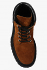 Ami Alexandre Mattiussi BROWN Suede ankle boots
