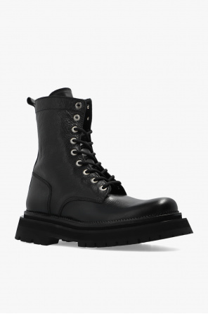 Fila Modern Chic FMC Slide Sandals Neutral White Dark Blue Slippers On Sale Leather boots