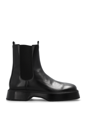 dolce Korte & gabbana black buckle boots