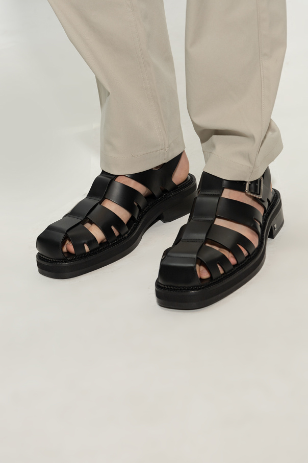 Ami Alexandre Mattiussi Leather sandals