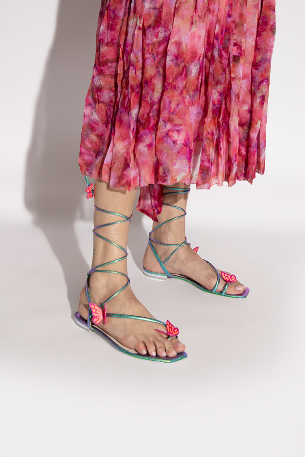 Sophia Webster ‘Vanessa’ sandals with ankle ties