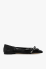 Jimmy Choo BLACK ‘Veda’ leather ballet flats