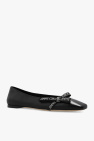 Jimmy Choo BLACK ‘Veda’ leather ballet flats