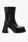 TEEN round-toe leather boots