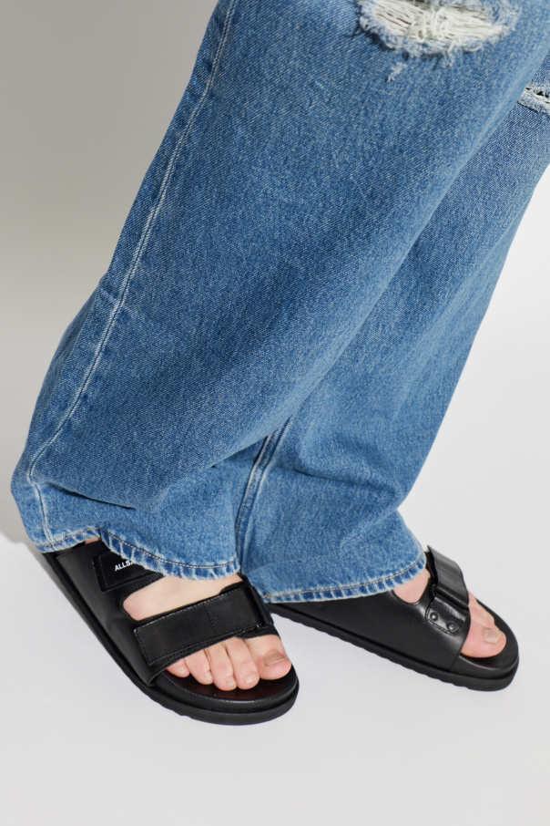 AllSaints Leather slides "Vex"