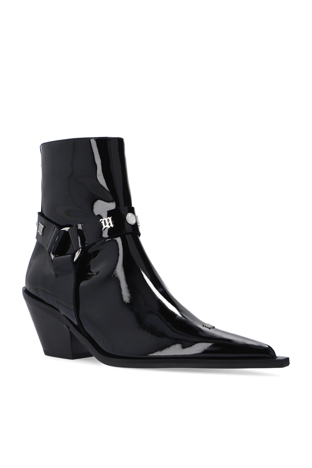 vinyl boots ankle