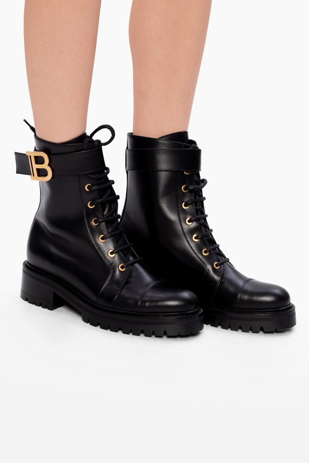 Balmain Ankle boots with logo